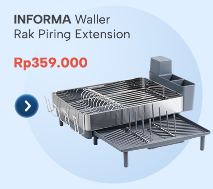 New Arrivals Rak Piring Extension